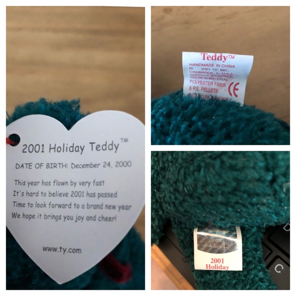 (3) Vintage Ty Beanie Babies - 2001 & 2002 - Picture 7 of 7